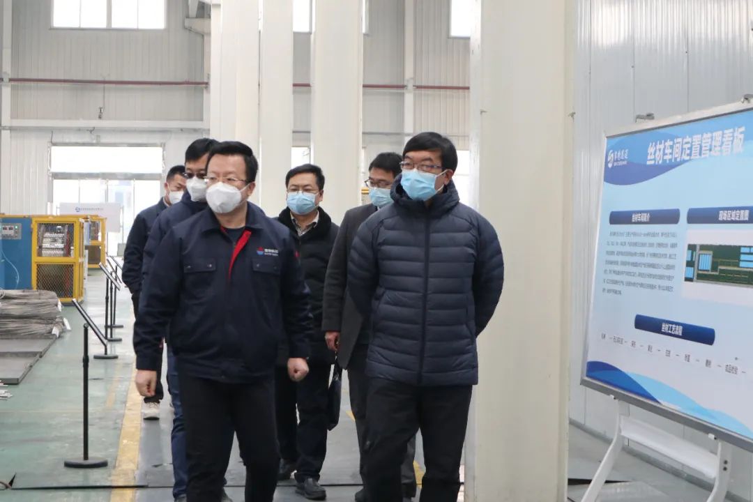 黨委書記、院長張平祥院士到賽特公司慰問干部職工